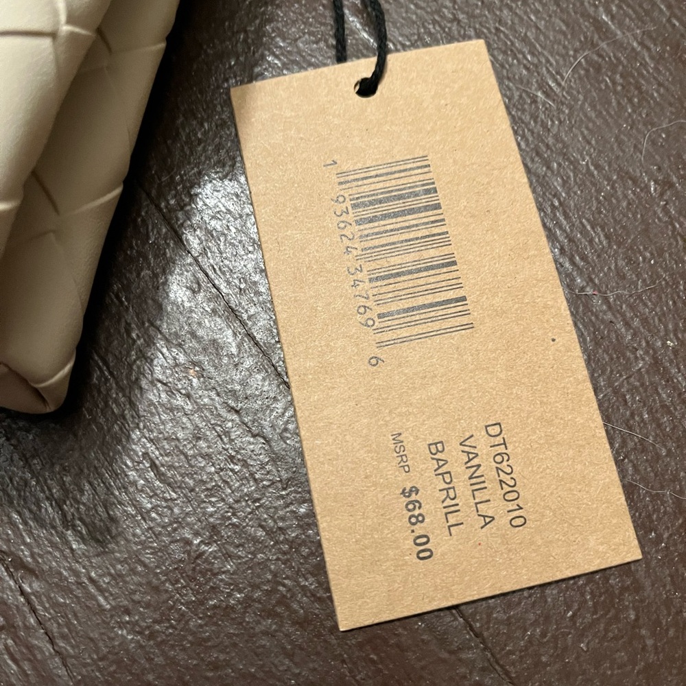 NWT Steve Madden vanilla baprill clutch shoulder purse - Picture 2 of 5